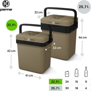 Lodówka turystyczna Peme Essential 27 Sand Storm 15