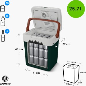 Lodówka turystyczna Peme Essential 32 Pine Forest 9