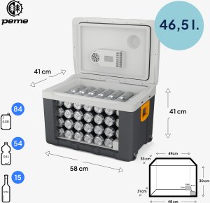 Lodówka turystyczna Peme Essential 50 Adventure Orange 14