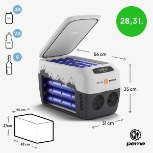 Lodówka turystyczna Peme Go 30 Adventure Orange + pasek na ramię 2