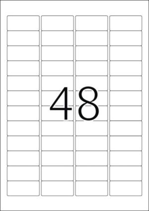 Herma Etykiety kolorowe A4, papier matowy żółty, 960 szt (4366) 2