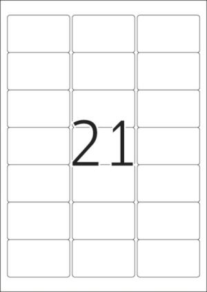 Herma Etykiety odklejalne Movables białe, papier matowy, 525 szt., zaokrąglone narożniki (5074) 2