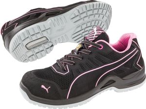 Puma Profesjonalne Obuwie Damskie Ochronne Robocze Puma FUSE TC PINK WNS LOW 644110 S1P ESD SRC 1