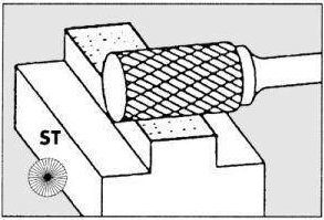 Pferd Frez trzpieniowy ze stopów twardych, cylindryczny, z uzębieniem czołowym 0616, 3PLUS 6mm 6x16mm Pferd 2