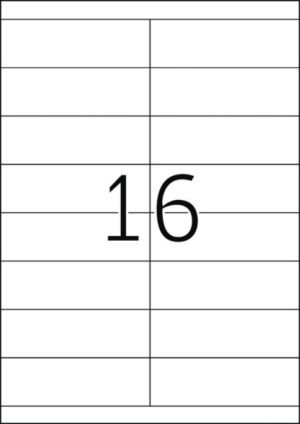 Herma Etykiety Premium 4264, A4, białe, 105 x 33,8 mm, papier matowy, 1600 szt. (4264) 2