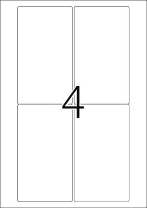 Herma Etykiety adresowe 4472 Premium A4, białe, papier matowy, 400 szt., zaokrąglone narożniki (4472) 2