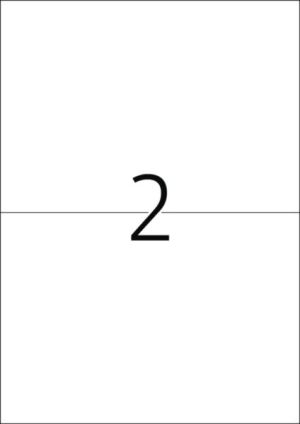 Herma Etykiety foliowe 4693, A4, 210 x 148 mm, folia matowa biała, 25 szt (4693) 2