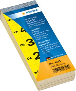 Herma Etykiety samoprzylepne 28 x 56mm / 500 sztuk (4891) 1