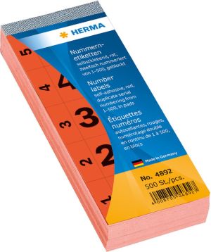 Herma Etykiety samoprzylepne 28 x 56mm / 500 sztuk (4892) 1