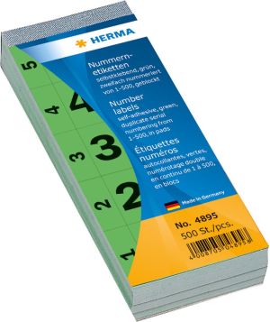 Herma Etykiety samoprzylepne 28 x 56mm / 500 sztuk (4895) 1