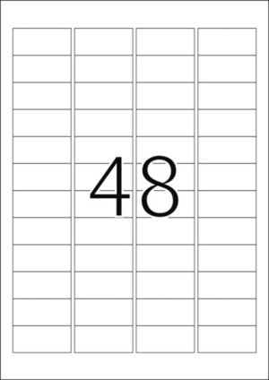 Herma Etykiety samoprzylepne z folii polietylenowej A4, folia matowa biała, 480 szt (9531) 2