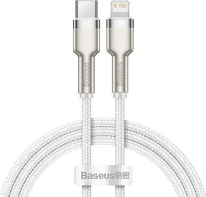 Kabel USB Baseus USB-C - Lightning 1 m Biały (CATLJK-A02) 1