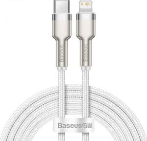Kabel USB Baseus USB-C - Lightning 2 m Biały (CATLJK-B02) 1