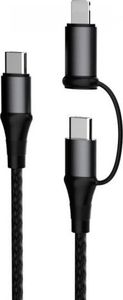 Kabel USB Dudao USB-C - Lightning 1 m Szary (dudao_20210208130422) 1