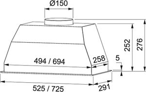 Okap Franke Box FBI 520 T 2