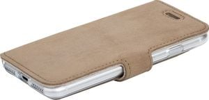 Surazo Etui na telefon Surazo ze skóry naturalnej Slim cover - Nubuk Beżowy 5