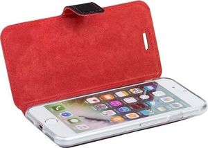 Surazo Etui na telefon Surazo ze skóry naturalnej Slim cover - Nubuk Czarny F1 2