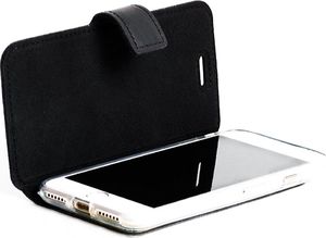 Surazo Etui na telefon Surazo ze skóry naturalnej Slim cover - Dakota Czarny 2