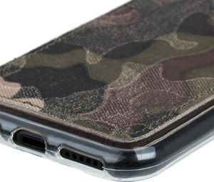 Surazo Etui na tył telefonu Surazo skóra naturalna Back case - Moro - Zielony 3