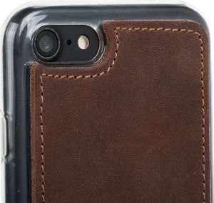 Surazo Etui na tył telefonu Surazo skóra naturalna Back case- Nubuk Orzechowy 4