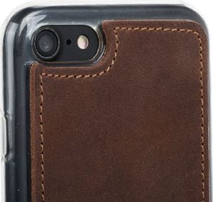 Surazo Etui na tył telefonu Surazo skóra naturalna Back case- Nubuk Orzechowy 4