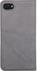 Surazo Etui na telefon Surazo ze skóry naturalnej Smart magnet RFID - Nubuk Szary 3