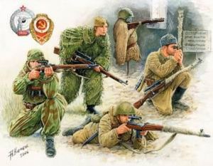 Figurka Zvezda Soviet Sniper Team WWII (3597) 1