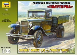 Zvezda ZVEZDA Soviet light truck Gazaa - 3602 1
