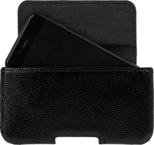 Surazo Etui do telefonu Surazo skóra naturalna Belt case - Ferro Czarny 2