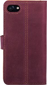 Surazo Etui na telefon Surazo ze skóry naturalnej Wallet case - Nubuk Burgund 3