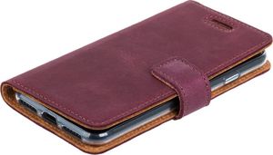 Surazo Etui na telefon Surazo ze skóry naturalnej Wallet case - Nubuk Burgund 6