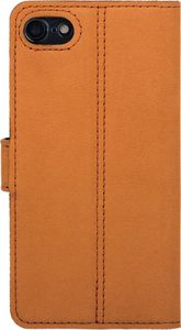 Surazo Etui na telefon Surazo ze skóry naturalnej Wallet case - Nubuk Ciemny Pomarańczowy 3