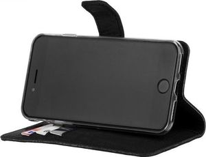 Surazo Etui na telefon Surazo ze skóry naturalnej Wallet case - Cayme Czarny 4