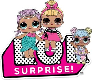 Maseczka dziecięca L.O.L. Surprise! Różowa 3