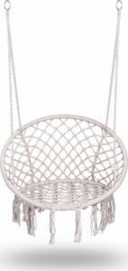 Sofotel Fotel ogrodowy wiszący huśtawka Boho beżowy 4