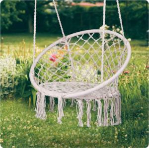 Sofotel Fotel ogrodowy wiszący huśtawka Boho beżowy 6