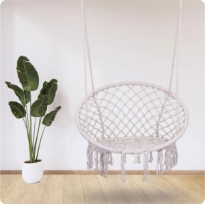 Sofotel Fotel ogrodowy wiszący huśtawka Boho beżowy 7