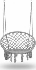 Sofotel Fotel ogrodowy wiszący huśtawka Boho szary 2