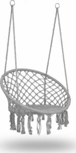 Sofotel Fotel ogrodowy wiszący huśtawka Boho szary 5