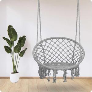 Sofotel Fotel ogrodowy wiszący huśtawka Boho szary 7