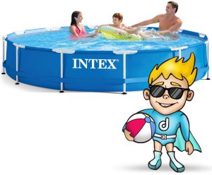Intex Basen stelażowy 366cm 4w1 (28212) 2