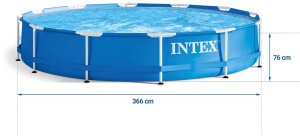 Intex Basen stelażowy 366cm 4w1 (28212) 4