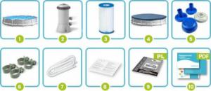 Intex Basen stelażowy Prism Frame 366cm 4w1 (26712) 7