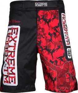 Extreme Hobby Sportowe spodenki do MMA. Spodnie Grappling RED WARRIOR Extreme Hobby 1