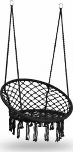 Sofotel Fotel ogrodowy wiszący huśtawka Boho czarny 2