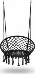 Sofotel Fotel ogrodowy wiszący huśtawka Boho czarny 4