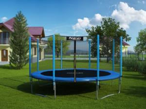Trampolina ogrodowa Neo-Sport NS-15Z181 z siatką zewnętrzną 15.5 FT 465 cm 7