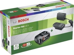 Bosch Ładowarka + akumulator Starter-Set PBA 18V 2,5 Ah + AL1810CV 1