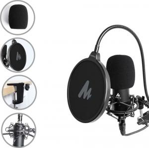 Mikrofon Maono Zestaw mikrofonowy XLR: statyw, koszyk, pop filtr 2