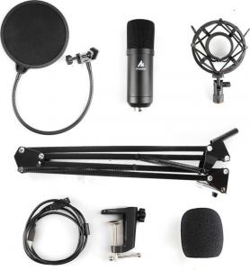 Mikrofon Maono Zestaw mikrofonowy XLR: statyw, koszyk, pop filtr 4
